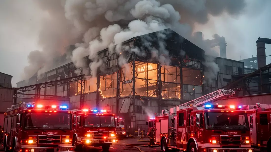 A wave of major industrial fires across China and the United States this week has highlighted persis