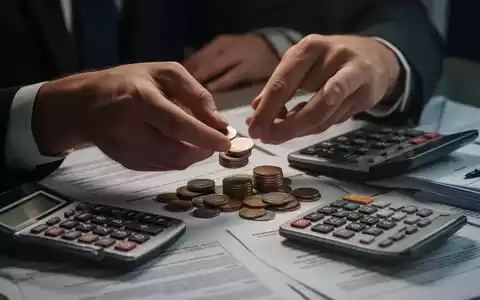 Hände zählen Münzen auf einem Tisch mit einem Taschenrechner und Dokumenten im Hintergrund, was Finanzberechnungen und politische Änderungen symbolisiert. - Foto: über boerse-global.de