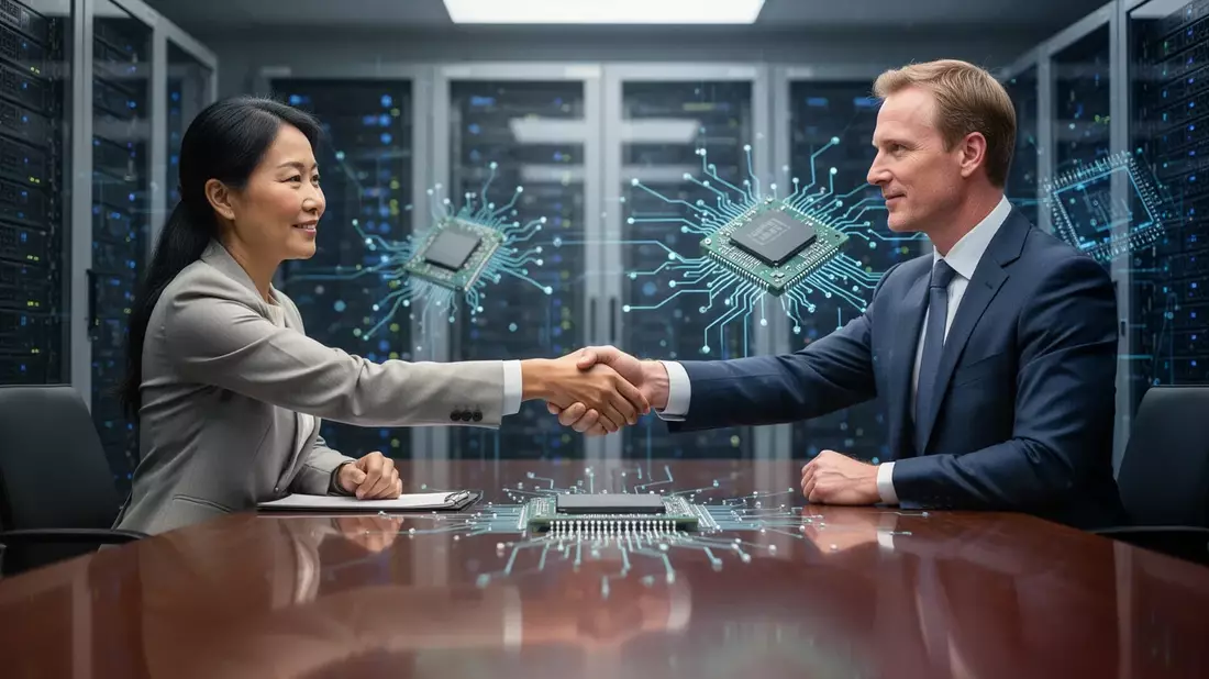 Samsung-Chef trifft Nvidia-CEO: Milliarden-Allianz für KI-Chips