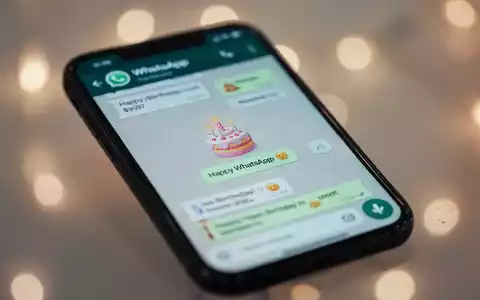 Ein Smartphone-Bildschirm mit einem WhatsApp-Chat und einem kleinen Geburtstagskuchen-Symbol, das auf eine neue Geburtstagserinnerungsfunktion hinweist. - Foto: über boerse-global.de