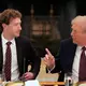 Facebook-Gründer Mark Zuckerberg rückte zuletzt öffentlich näher zum Trump-Lager. (Archivbild) - Bild: Alex Brandon/AP/dpa