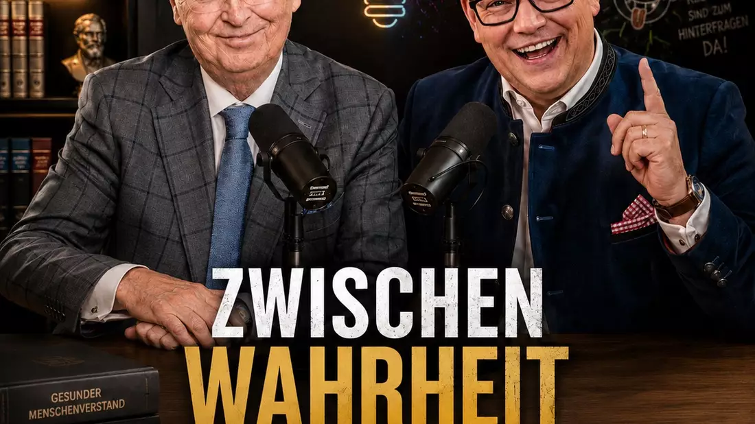 Zwischen Wahrheit und Wahnsinn - Der andere Podcast mit Bernhard Schindler und Wolfgang Bosbach - Bild: presseportal.de