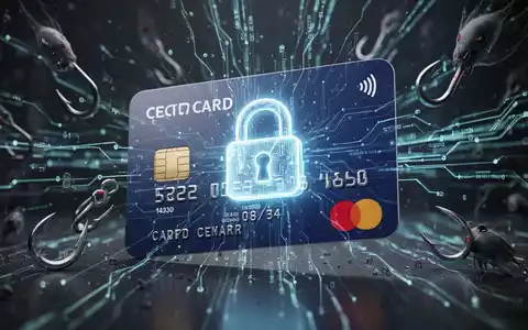 Kreditkarte mit digitalem Schlosssymbol für Sicherheit und Betrugsschutz bei Cyberbedrohungen. - Foto: über boerse-global.de
