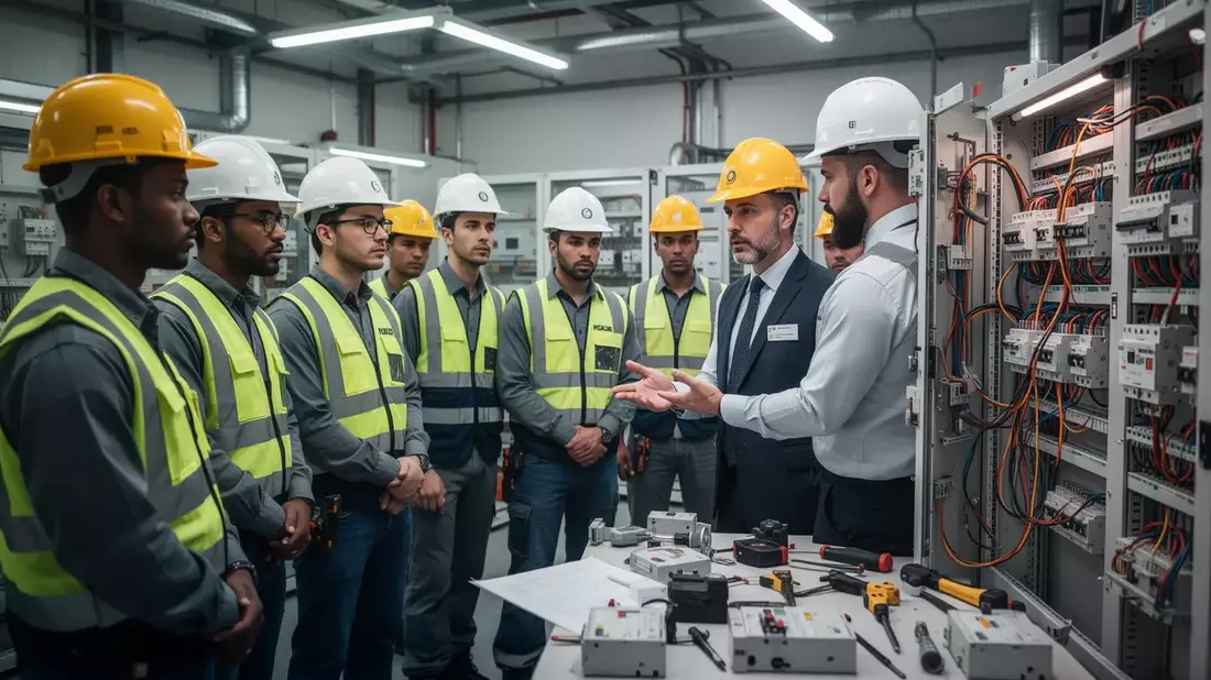 Team Elektro Beck: Jährliche Sicherheitsunterweisung mit TÜV-Unterstützung