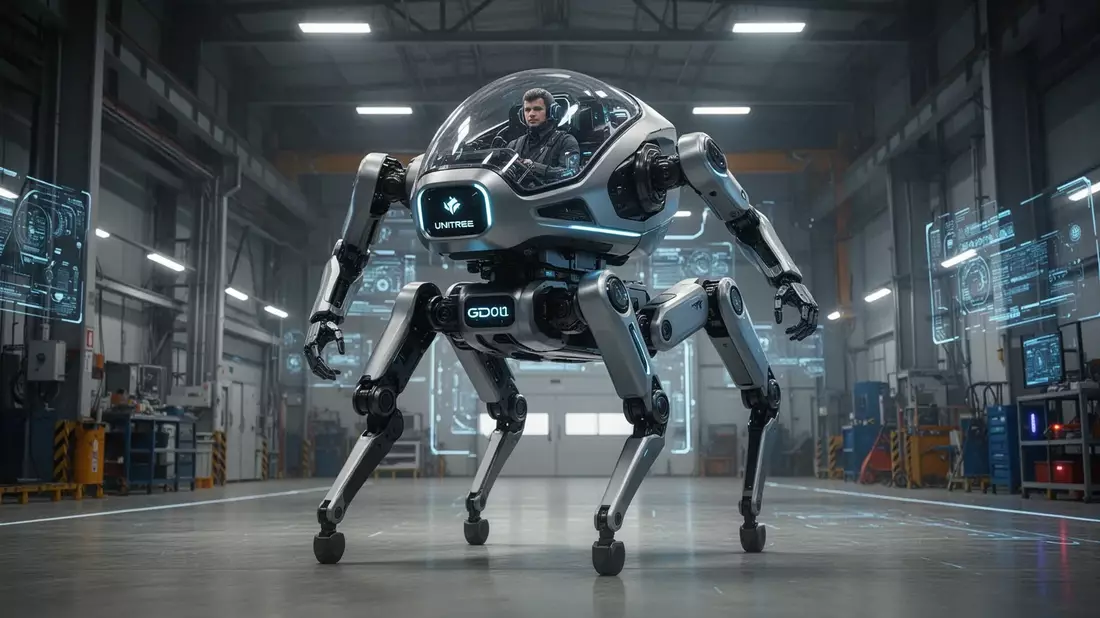 Unitree Robotics startet Serienproduktion des wandelbaren Roboters GD01