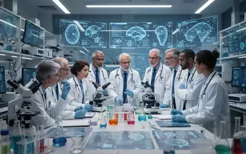 Ärzte und Wissenschaftler arbeiten in einem modernen Labor zusammen, um globale Gesundheitslösungen zu entwickeln. - Foto: über boerse-global.de