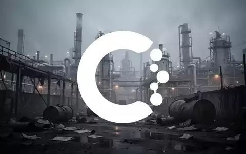 Abstrakte, atmosphärische Darstellung der chemischen Recyclingindustrie mit einem Gefühl des Rückgangs und finanzieller Schwierigkeiten. - Foto: über boerse-global.de