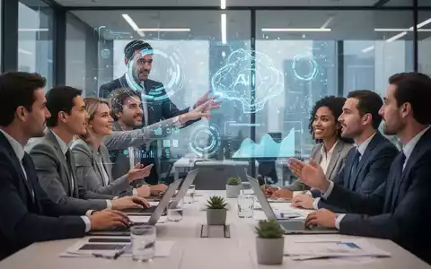 Eine Gruppe von Fachleuten in einem modernen Büro nimmt an einer Schulung teil, die sich auf neue technologische Anforderungen konzentriert. - Foto: über boerse-global.de