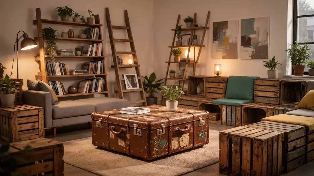 Upcycling-Boom 2026: Von Bauholz-Möbeln bis Solar-Regenschirm