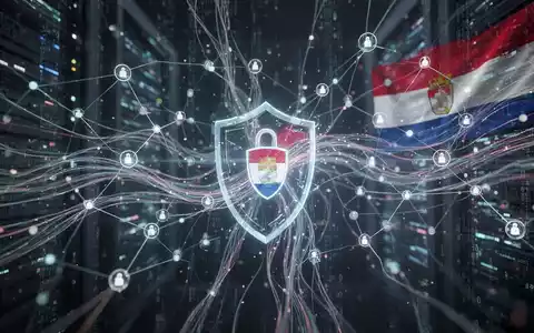 Abstrakte Darstellung digitaler Datenflüsse und sicherer Netzwerke, die Vertrauen und digitale Aufsicht symbolisieren. - Foto: über boerse-global.de
