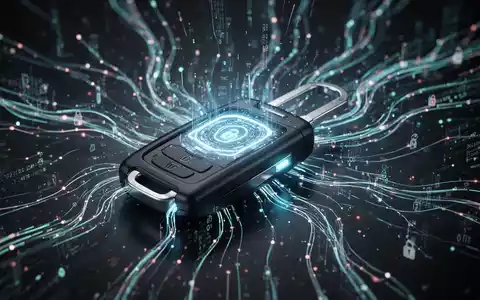 Nahaufnahme eines sicheren, biometrischen Passkeys mit digitalem Licht, Symbol für moderne Unternehmensauthentifizierung. - Foto: über boerse-global.de
