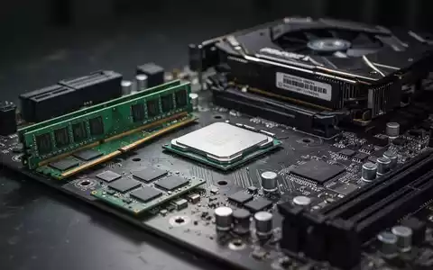 Nahaufnahme von PC-Hardware-Komponenten wie RAM, CPU, GPU und Mainboard, die Wiederverwendung und Aufrüstbarkeit symbolisieren. - Foto: über boerse-global.de