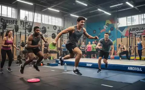 Junge Erwachsene trainieren in einem modernen Sportzentrum mit verschiedenen Trendsportarten, die Vielfalt und Inklusion im Sport zeigen. - Foto: über boerse-global.de