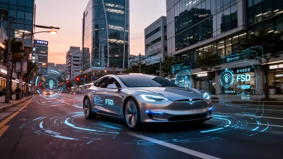 Tesla FSD v14 Lite: Internationaler Start in Südkorea für ältere Hardware