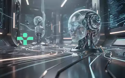 Abstrakte, atmosphärische Szene, die den Robotik- und KI-Sektor mit Vorfreude und Innovation darstellt. Glatte, metallische Oberflächen mit dezenten leuchtenden Linien. - Foto: über boerse-global.de