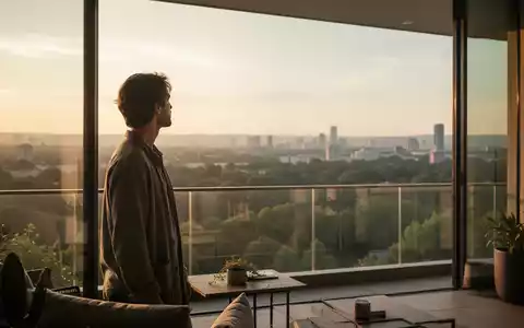 Eine Person blickt über eine ruhige Landschaft, die finanzielle Freiheit und frühzeitigen Ruhestand symbolisiert. - Foto: über boerse-global.de