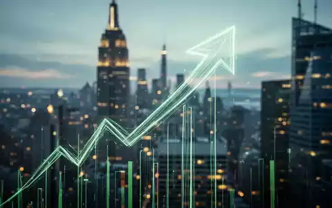 Ein stilisierter, leuchtender Aufwärtspfeil vor einem unscharfen Stadtbild, der das Erreichen eines 52-Wochen-Hochs symbolisiert. - Foto: über boerse-global.de