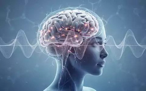 Eine stilisierte Darstellung eines weiblichen Gehirns mit verblassenden neuronalen Bahnen, die hormonelle Veränderungen symbolisieren. - Foto: über boerse-global.de