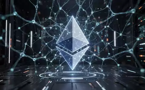 Abstrakte Darstellung von KI-Agenten, die eine Schwachstelle in einem Ethereum-Blockchain-Netzwerk identifizieren, mit leuchtenden Verbindungen. - Foto: über boerse-global.de