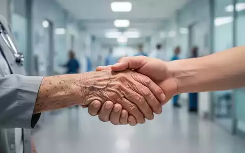 Eine ältere Hand wird sanft von einer jüngeren Hand gehalten, symbolisiert Pflege und Unterstützung. - Foto: über boerse-global.de