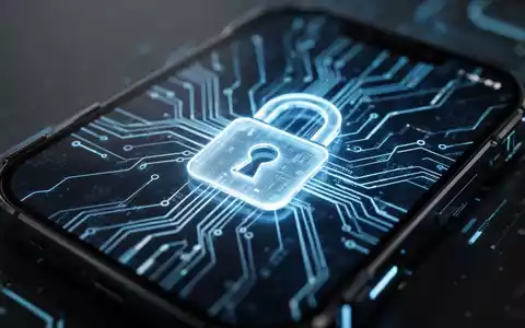 Nahaufnahme eines Smartphone-Bildschirms mit einem Vorhängeschloss-Symbol, das digitale Privatsphäre und Sicherheitsupdates für Mobilgeräte symbolisiert. - Foto: über boerse-global.de