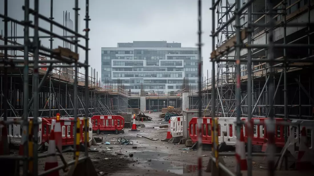 A formal investigation has been launched after a construction worker died following a fall from heig