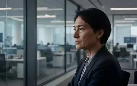 Eine einsame Person in einem modernen Büro, die aus dem Fenster blickt. Die Szene deutet auf Nachdenken und einen Karrierewechsel hin. - Foto: über boerse-global.de