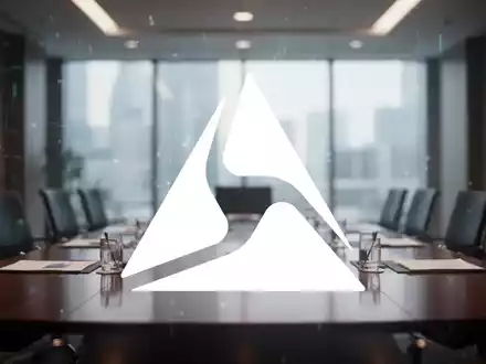 Eine abstrakte, atmosphärische Darstellung eines modernen Konferenzraums, der strategische Entscheidungsfindung und neue Führung symbolisiert. - Foto: über boerse-global.de