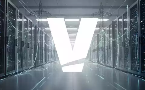 Abstrakte Darstellung einer modernen Energieinfrastruktur mit Elementen eines Rechenzentrums, die technologisches Wachstum und Potenzial symbolisiert. - Foto: über boerse-global.de