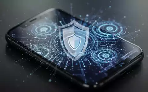 Smartphone-Bildschirm mit sicherer digitaler Oberfläche, KI-Mustern und Schutzschild-Symbol für Betrugsschutz. - Foto: über boerse-global.de