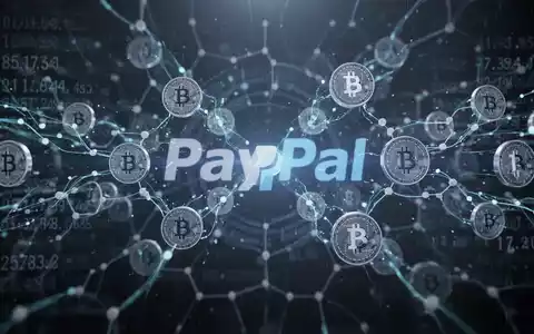 Digitale Währungssymbole und Datenströme über ein Blockchain-Netzwerk, mit dezentem PayPal-Logo-Effekt. - Foto: über boerse-global.de