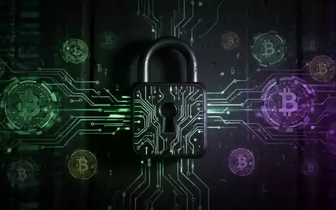 Leuchtendes, futuristisches digitales Schloss, umgeben von Datenströmen und Kryptowährungssymbolen, symbolisiert Cybersicherheitsbedrohungen und Datendiebstahl. - Foto: über boerse-global.de