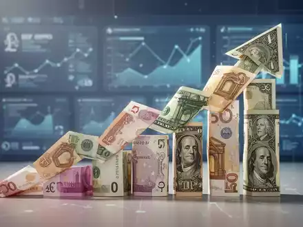 Verschiedene Währungen in Aufwärtstrend-Form, symbolisieren finanzielles Wachstum und Begrüßungsboni. - Foto: über boerse-global.de