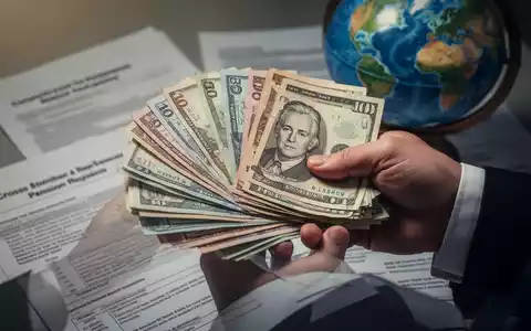 Hände halten einen Stapel internationaler Währungen, mit verschwommenen Rechtsdokumenten und einem Globus im Hintergrund. - Foto: über boerse-global.de