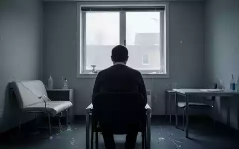 Eine Person sitzt alleine in einem spärlich beleuchteten Therapiezimmer und blickt aus dem Fenster, was Budgetkürzungen andeutet. - Foto: über boerse-global.de