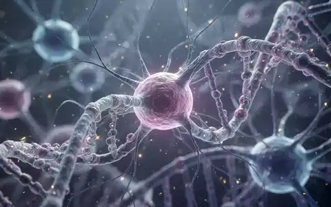Abstrakte Darstellung von leuchtenden neuronalen Netzwerken und zellulären Strukturen, die genetische Resilienz und Neuroprotektion symbolisieren. - Foto: über boerse-global.de