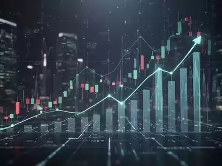 Abstrakte Darstellung des digitalen Finanzsektors mit Andeutungen von Umstrukturierung und Wachstum, um eine strategische Veränderung zu vermitteln. - Foto: über boerse-global.de