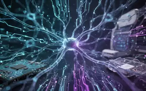 Abstrakte Darstellung von neuronalen Pfaden und elektronischen Signalen, die Wachstum und Innovation im Neuromodulationsmarkt symbolisieren. - Foto: über boerse-global.de