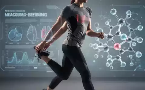 Eine Person in Sportkleidung macht leichte Übungen, im Hintergrund verschwommen medizinische oder wissenschaftliche Elemente. - Foto: über boerse-global.de