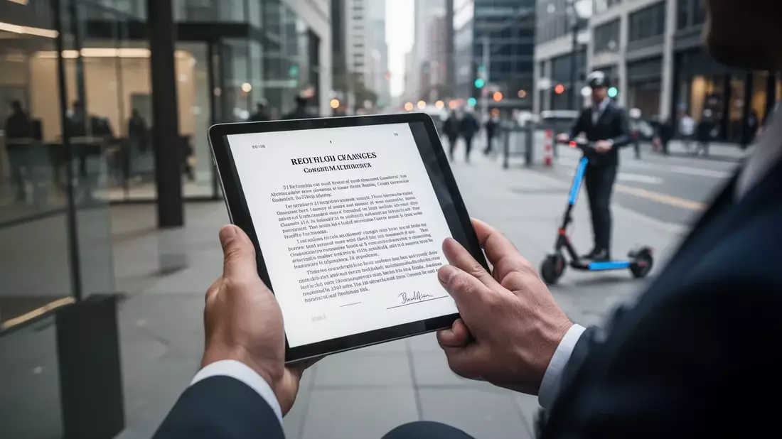 Neue Regeln für Berufskrankheit, Kündigung und E-Scooter-Haftung