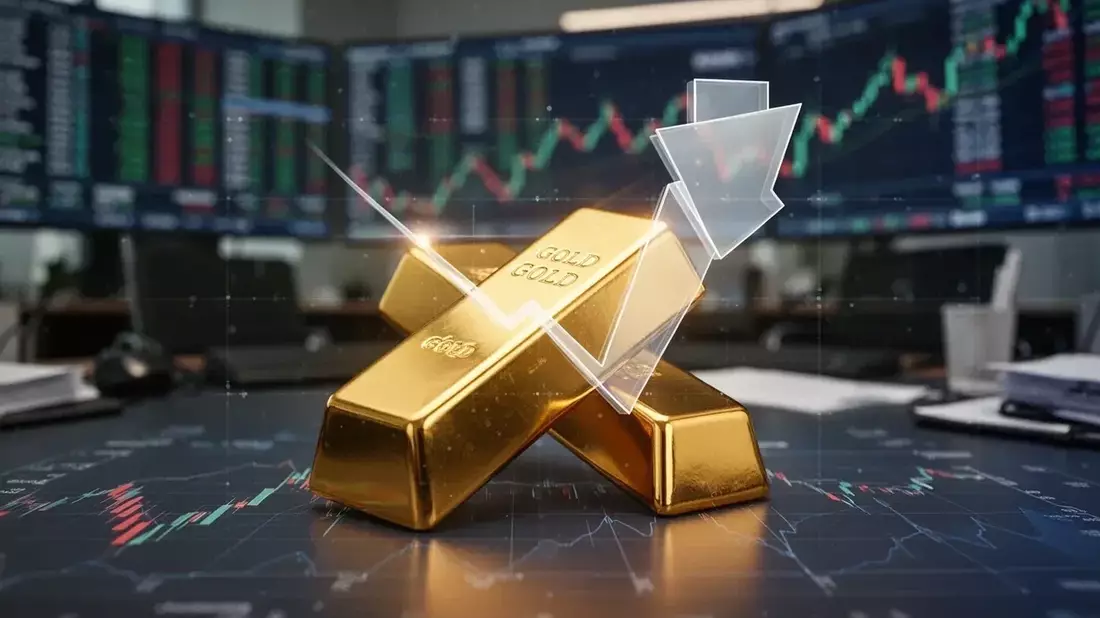 Oro cae 1,43% semanal: bancos centrales compran, inversores ETF venden ante giro de la Fed