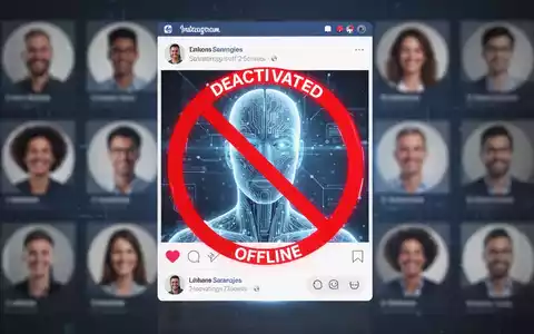 Digitale Oberfläche mit deaktivierter KI-Bildgenerierung auf einer Social-Media-Plattform, umgeben von unscharfen Nutzerprofilen. - Foto: über boerse-global.de