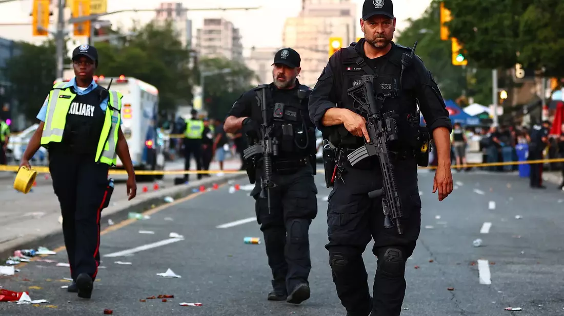 Bei Schüssen auf einem Salsa-Festival in der kanadischen Stadt Toronto sind zwei Männer getötet worden. - Bild: Keito Newman/The Canadian Press/AP/dpa
