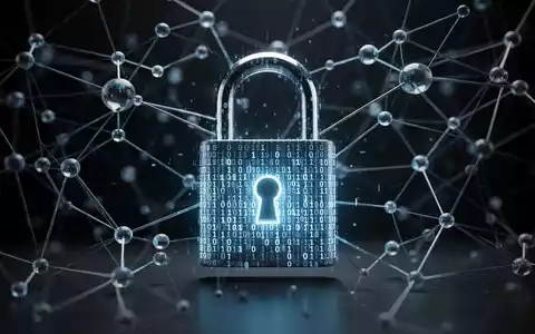 Leuchtendes digitales Vorhängeschloss mit Binärcode über einem neuronalen Netzwerk, das KI-Sicherheitslücken symbolisiert. - Foto: über boerse-global.de