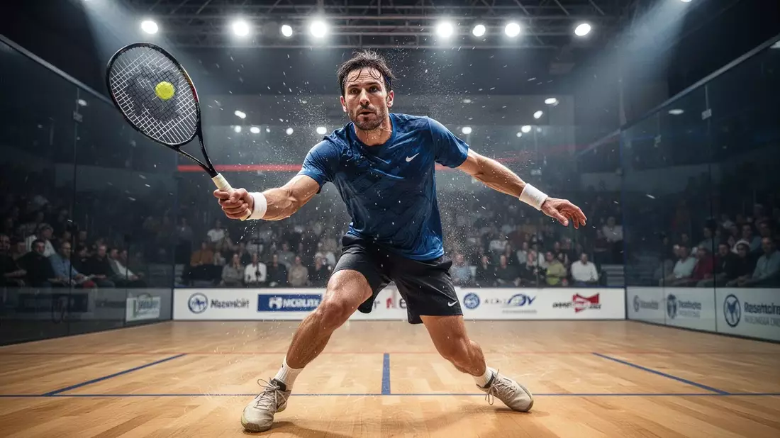 Squash verbrennt bis zu 900 Kalorien pro Stunde