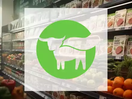 Ein moderner Supermarktgangle mit Fokus auf den Bereich für pflanzliche Lebensmittel, der Innovation und nachhaltigen Konsum betont. - Foto: über boerse-global.de