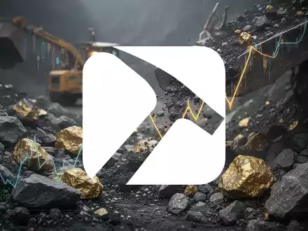 Abstrakte Darstellung des Edelmetallbergbausektors mit einer Stimmung des Rückgangs und Wertverlusts. - Foto: über boerse-global.de
