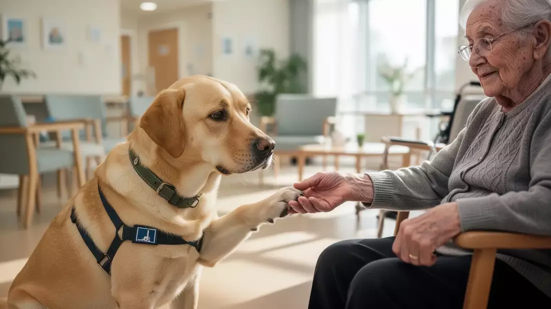 Tiergestützte Therapie: Hunde fördern Senioren und Demenzkranke