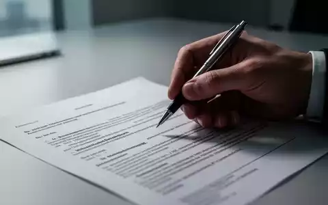 Eine Hand hält einen Stift über einem juristischen Dokument, das Reformen des deutschen Arbeitsrechts symbolisiert. - Foto: über boerse-global.de