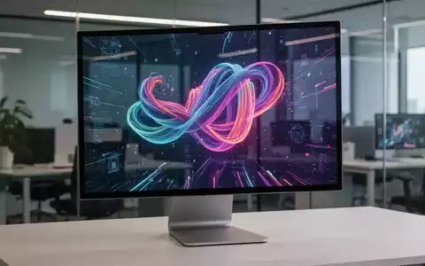 Ein moderner Computermonitor mit QHD-Auflösung und 100 Hz, der helle, scharfe Bilder anzeigt. - Foto: über boerse-global.de